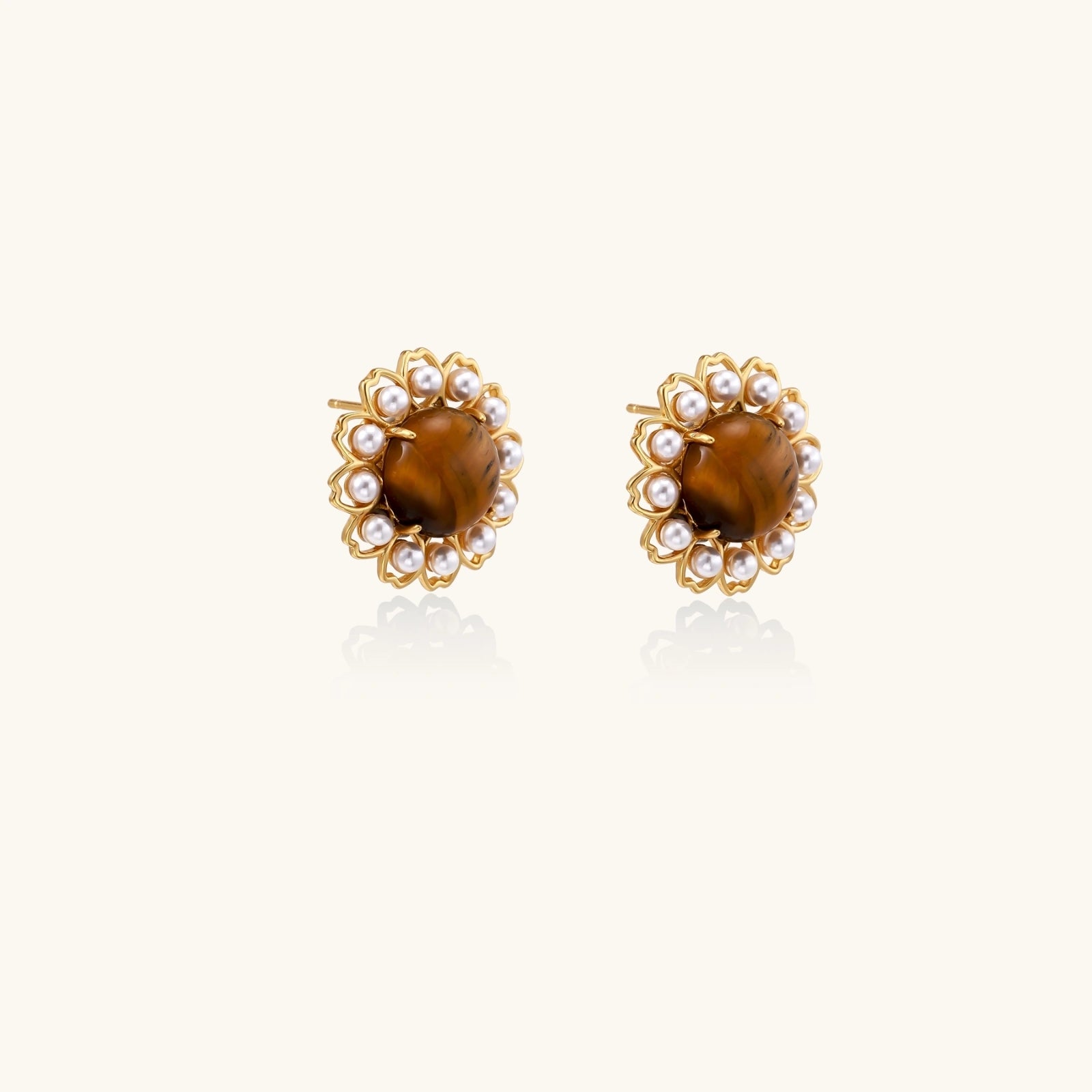 Golden Bloom Studs